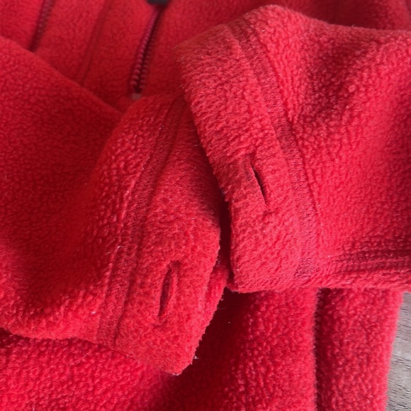Pre-owned Patagonia Synchilla Fleece Sweater Jacket Size M Red - Picture 5 of 8